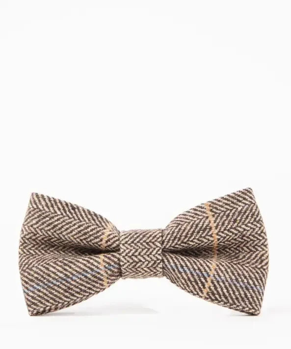 Fliege Marc Darcy Ted Tan Tweed - vlinderstrik