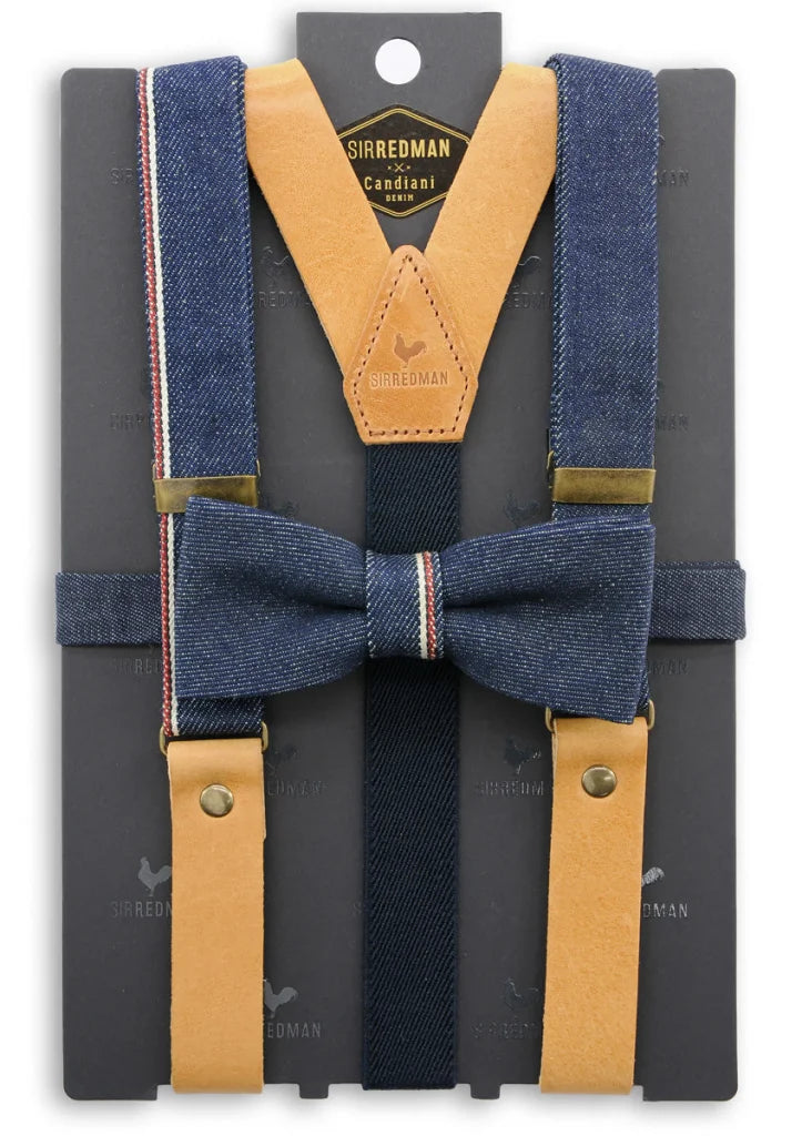 Hosenträger Gentleman Set Blue Legacy Selvedge - blau