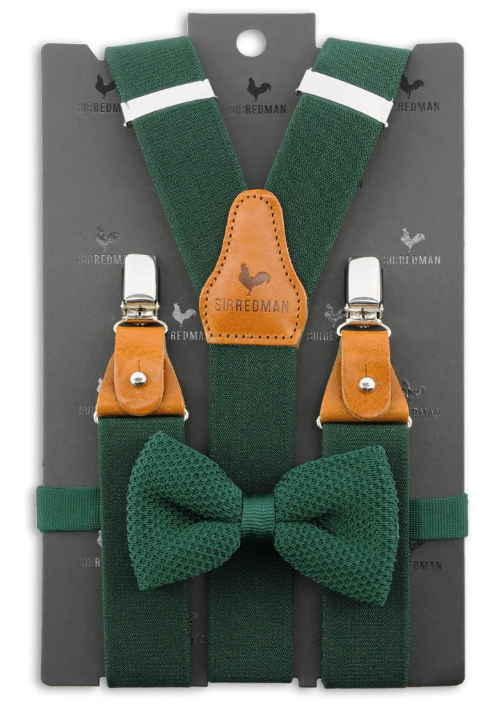 Hosenträger Gentleman Set Green Fundamental