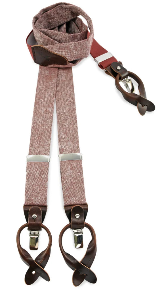 Hosenträger Gentleman Set Sposo Stiloso blush - antiek