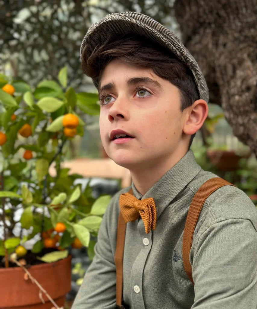 Hosenträger Kids Gentleman Set Cody Cognac - cognac