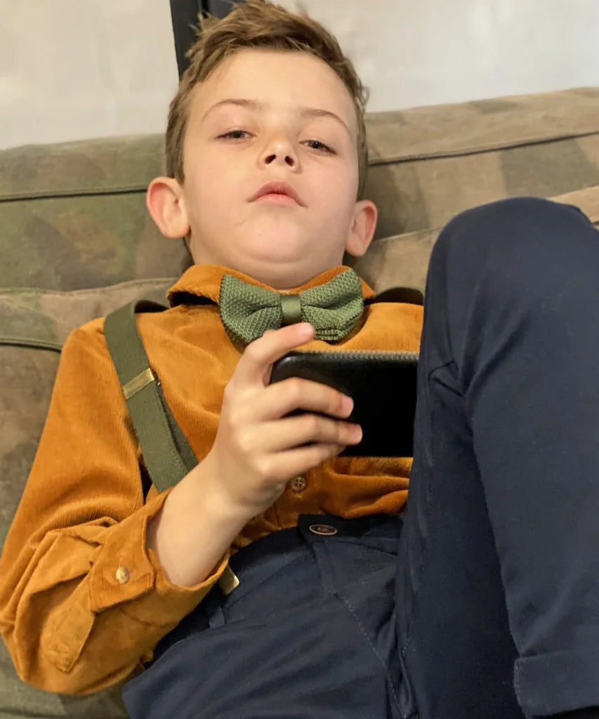 Hosenträger Kids Gentleman Set Glenn Green - grün