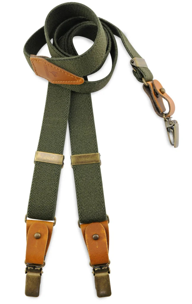 Hosenträger Kids Gentleman Set Glenn Green - grün