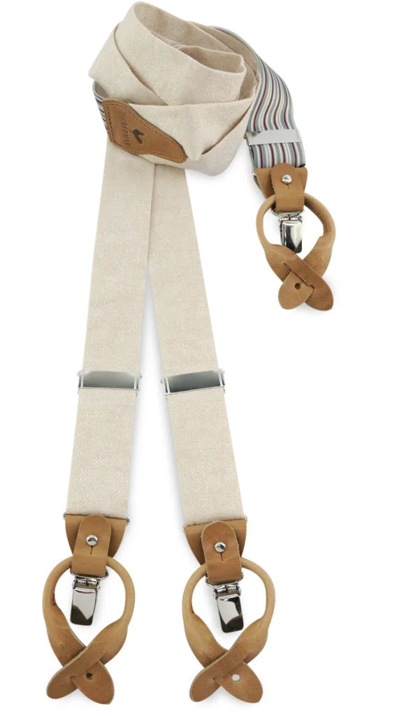 Hosenträger Sposo Stiloso beige - creme - Hosenträger