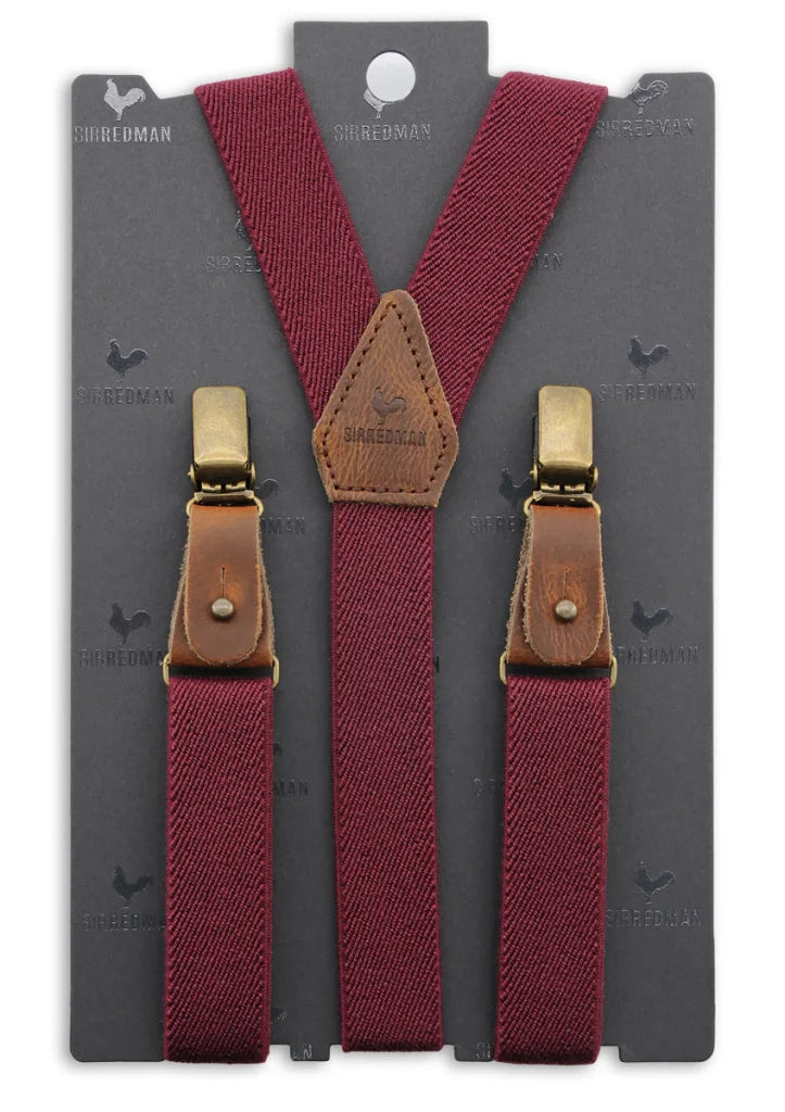 Kinderhosenträger Buck Burgundy - mauve - Hosenträger