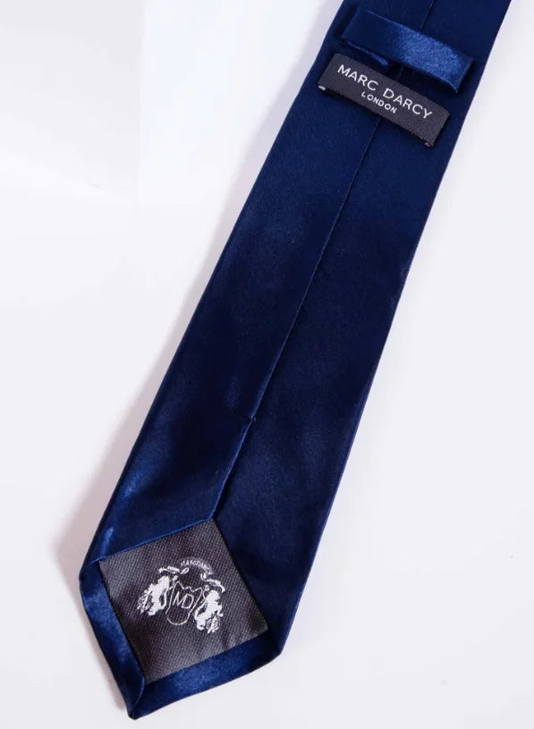 Krawatte Blue Satin | Marc Darcy - stropdas