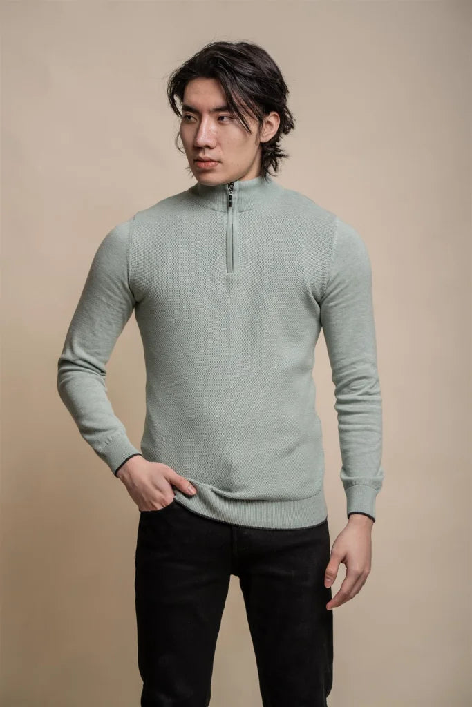 Kyle Almond Green - Pullover für Herren