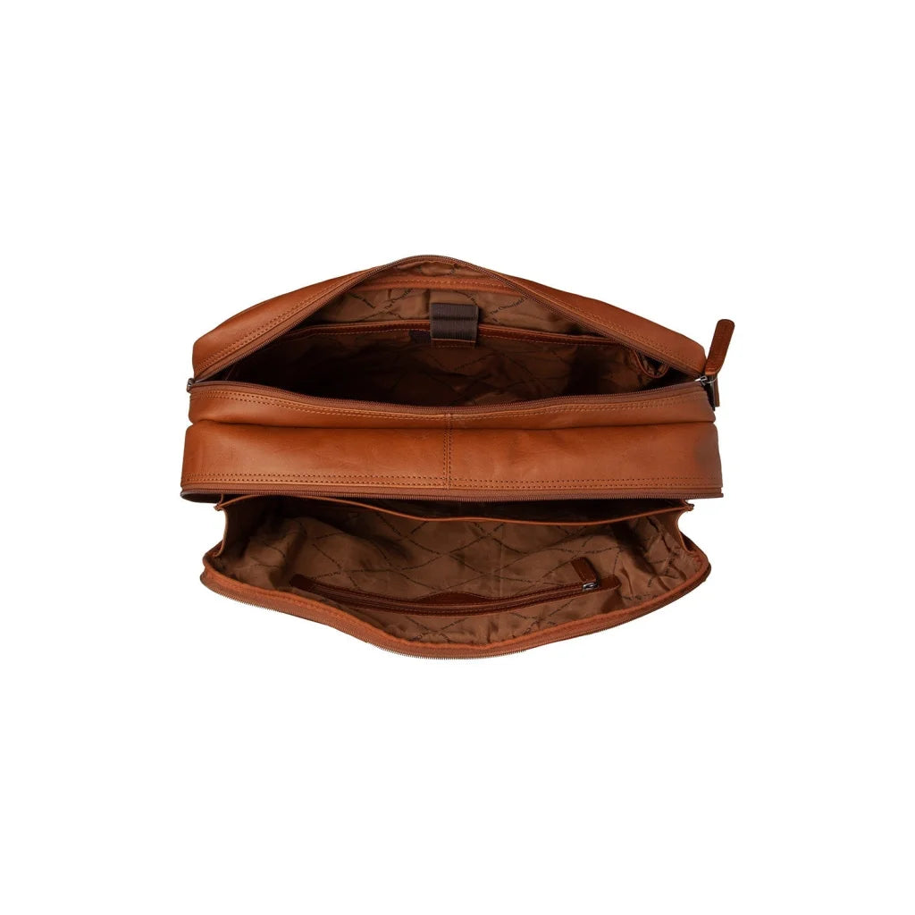 Laptop-Tas aus Leder - The Chesterfield Brand Ryan Cognac