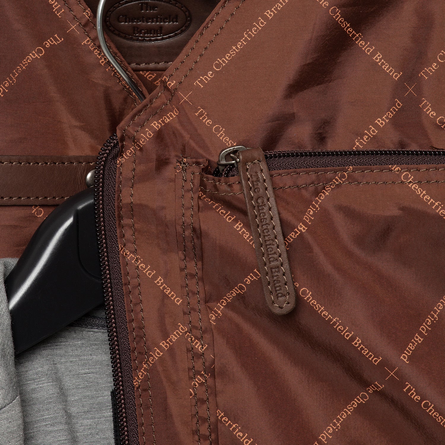 Leder-Anzugtasche - The Chesterfield Brand Josh Braun