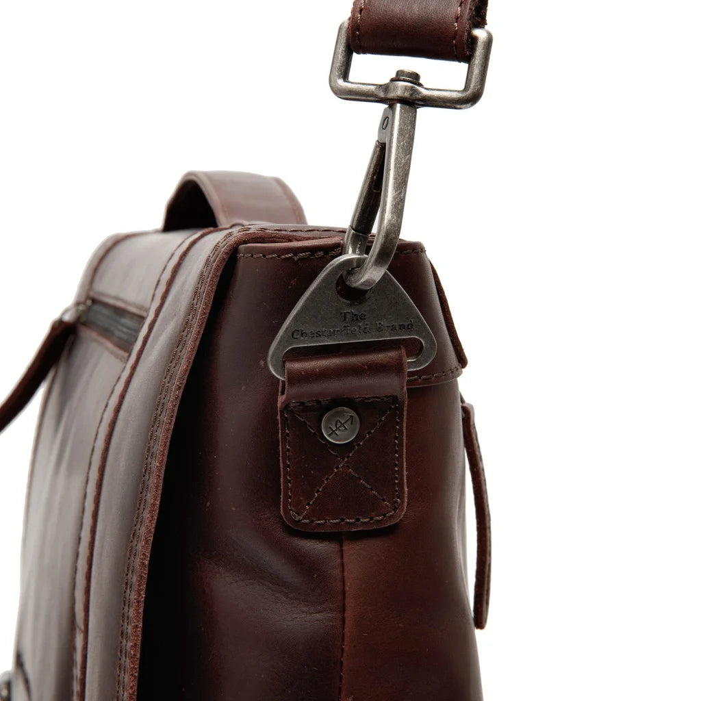 Leder-Laptoptasche - The Chesterfield Brand Veneto Braun