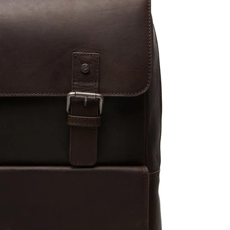 Leder Rucksack - The Chesterfield Brand Malta Braun