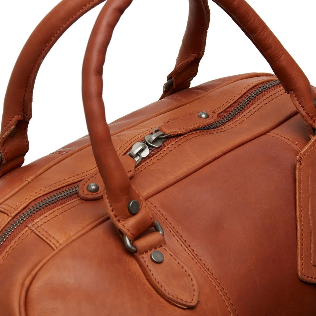 Leder-Wochenendtasche - The Chesterfield Brand Liam Cognac