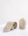 Marc Darcy Gentlemens Bubbles Stone Krawatte mit Einstecktuch