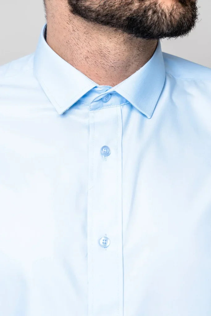 Marc Darcy – Hemd Carter Himmelblau - overhemd
