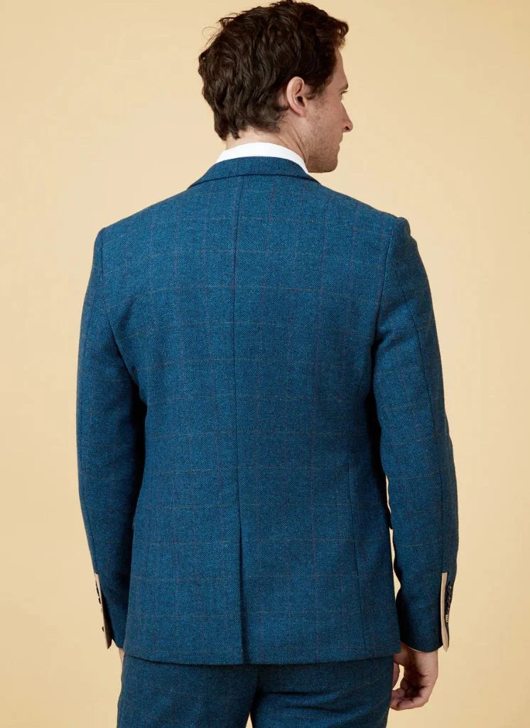 Marc Darcy - Sakko Dion Blue Tweed - Sakko