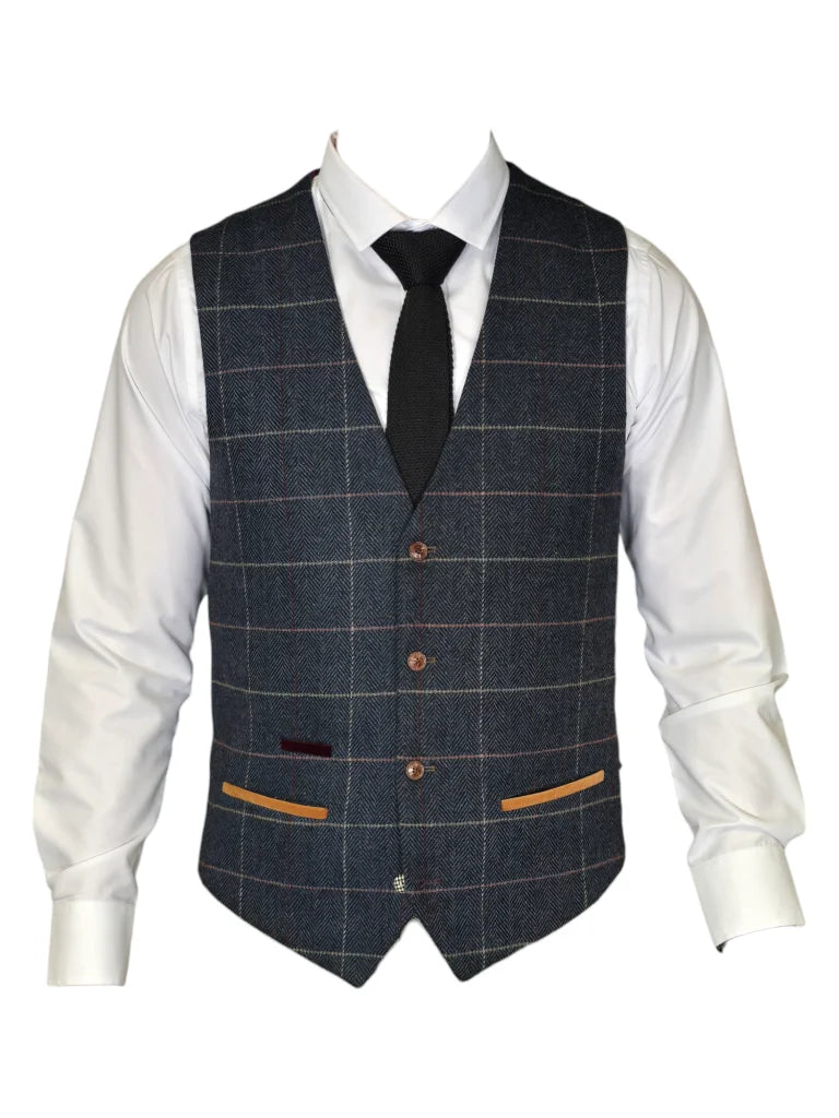 Marc Darcy - Weste Eton Tweed - Weste