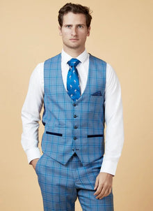 Marc Darcy - Weste Jose Sky Blue