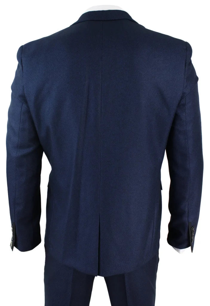 Marineblauer Anzug Callum / Jacke Weste & Hose - driedelig