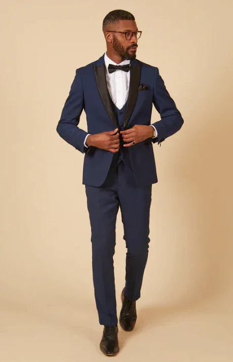 Navy Smoking 3 - teilig - tuxedo