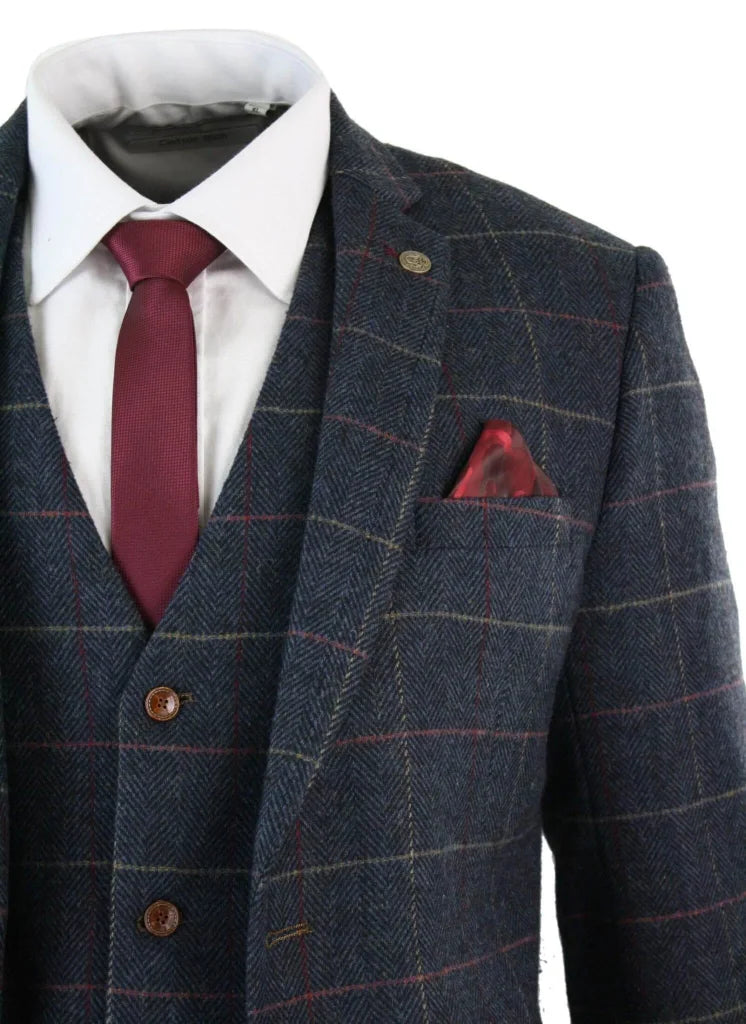 Dreiteiliger Anzug Tweed Eton - driedelig pak