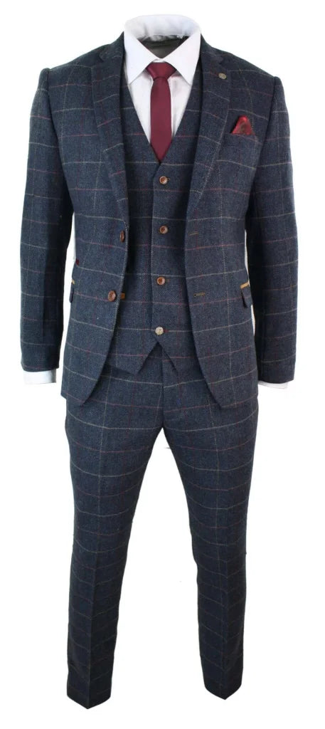 Dreiteiliger Anzug Tweed Eton - driedelig pak