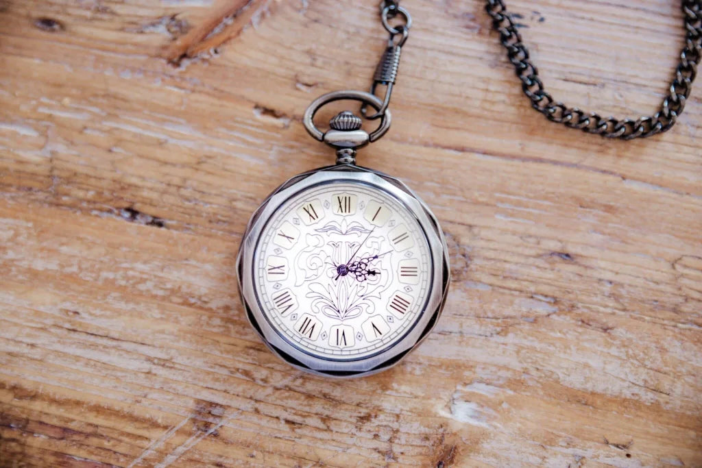 Steel Pocket Watch Arthur - gentleman set